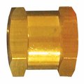 Tru-Flate Brass/Steel Hex Coupling 1/4 in. Female 1 pc 21515